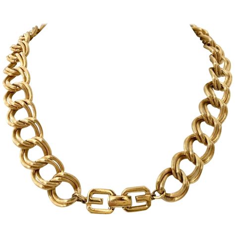 givenchy gold link necklace|givenchy necklace sale.